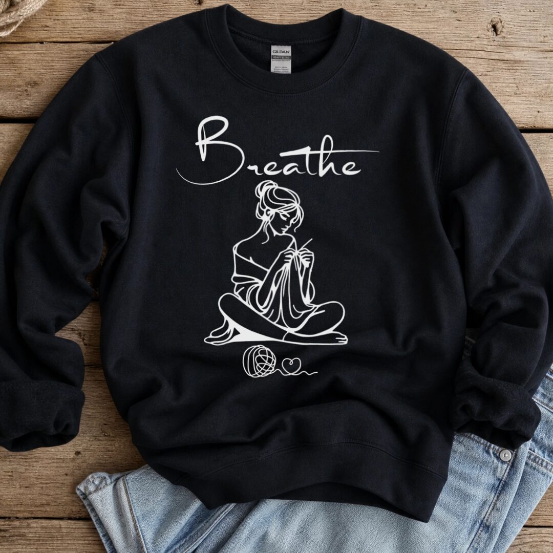 Breathe Sweatshirt Black t-shirt