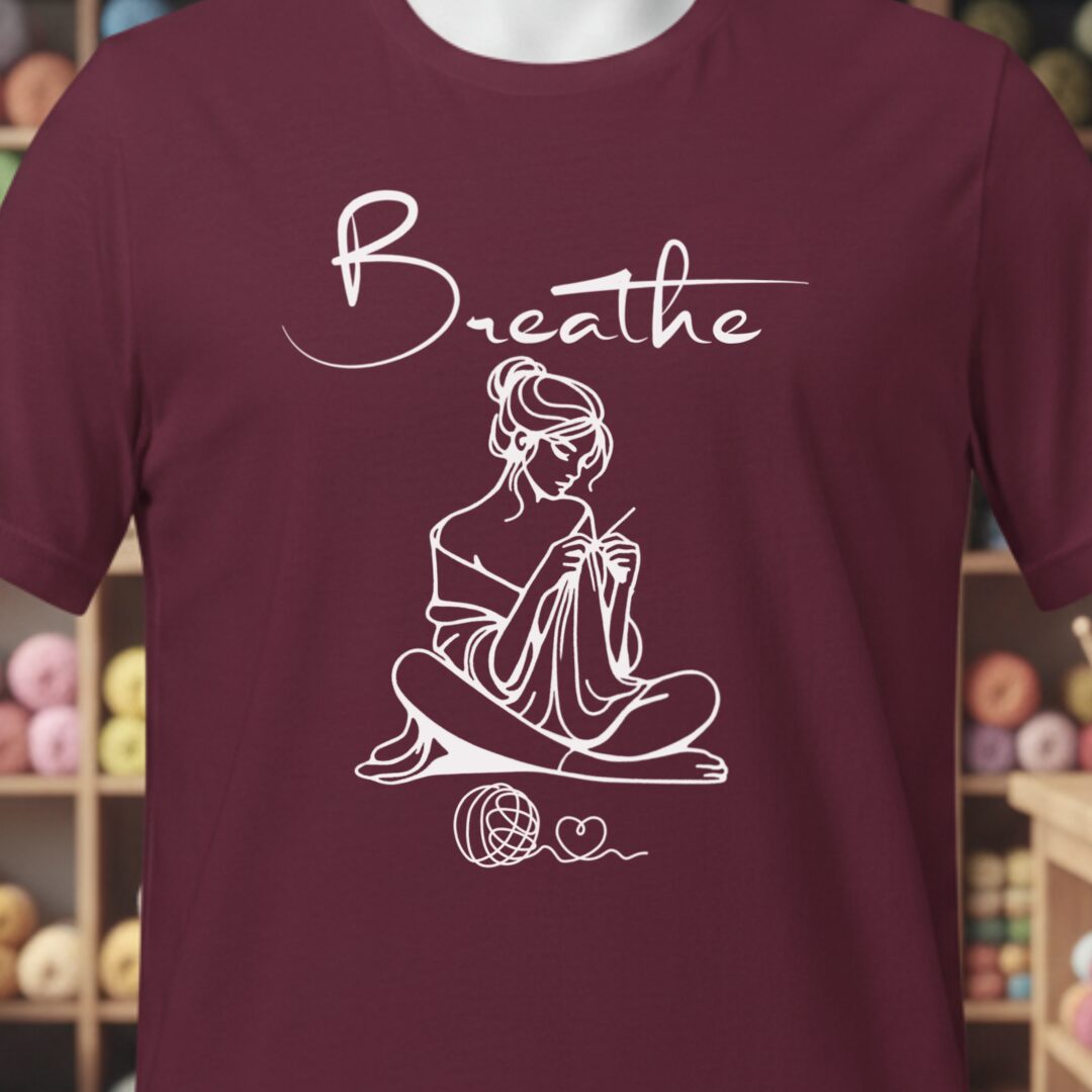 Breathe T-Shirt Maroon t-shirt