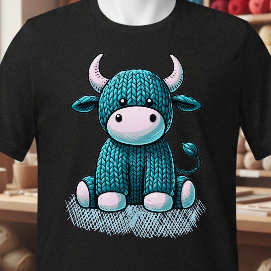 Bull Knit T-Shirt Black t-shirt
