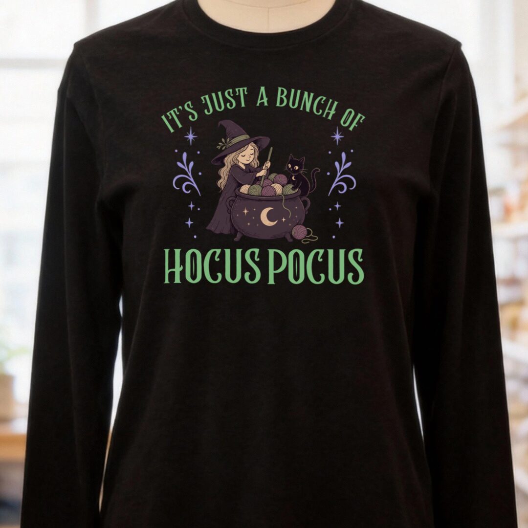 Bunch Of Hocus Pocus Black Long Sleeve Tee.jpg