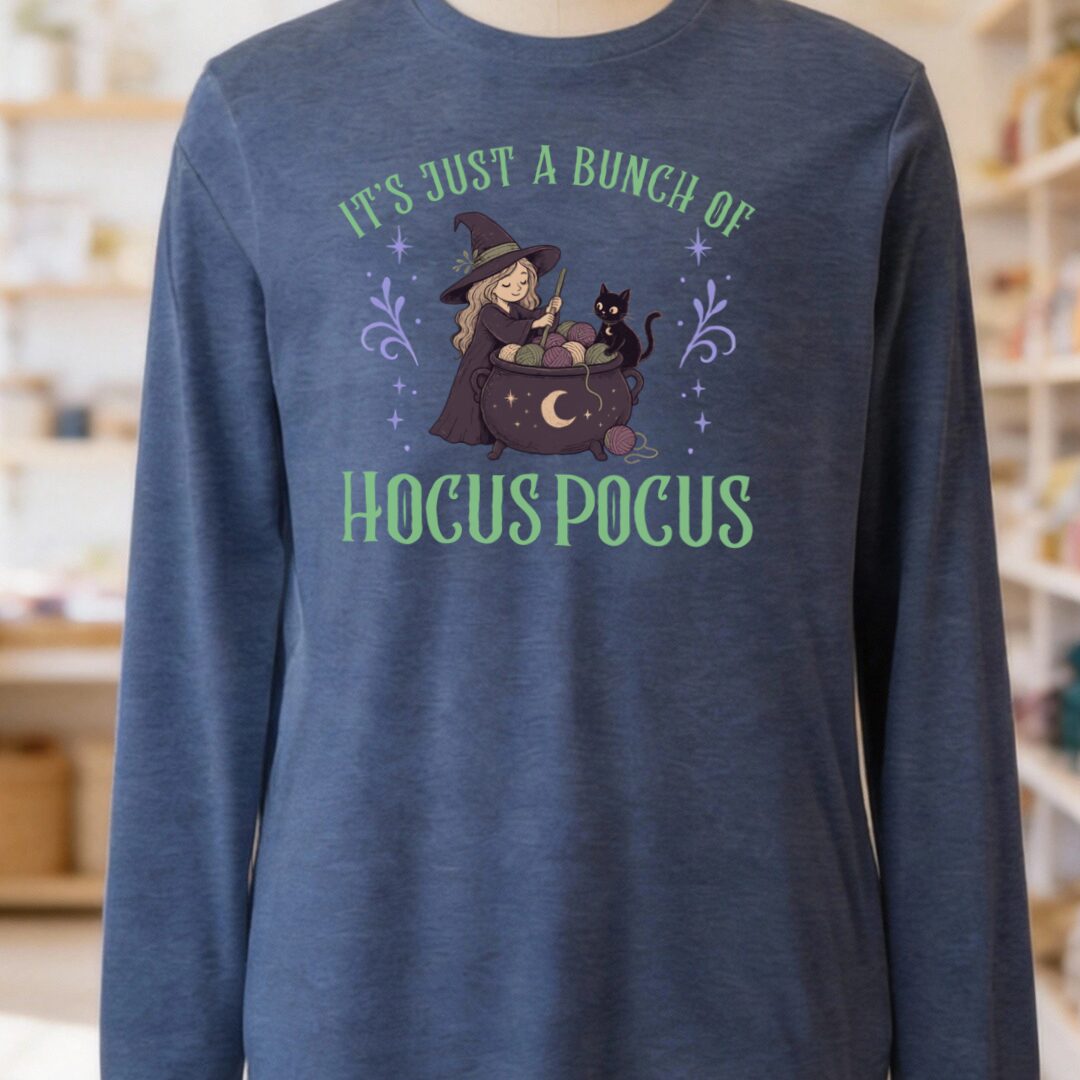 Bunch Of Hocus Pocus Navy Long Sleeve Tee.jpg