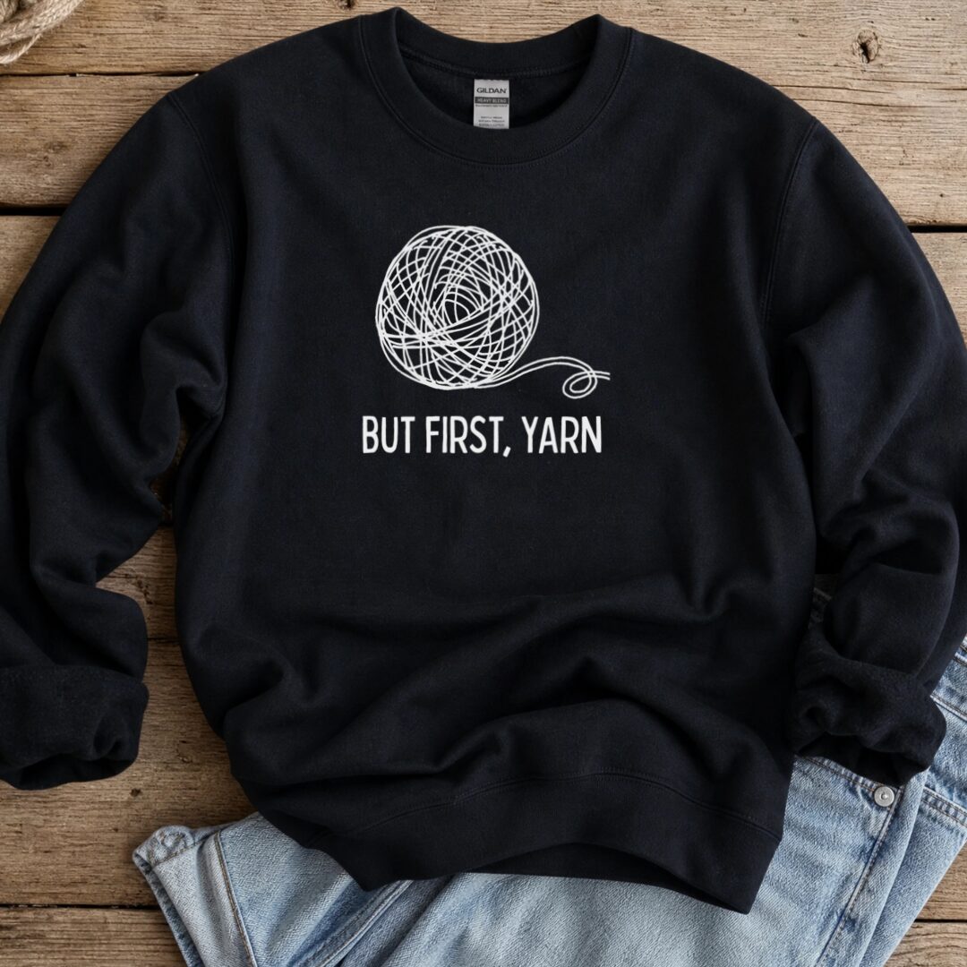 But First Sweatshirt Black t-shirt