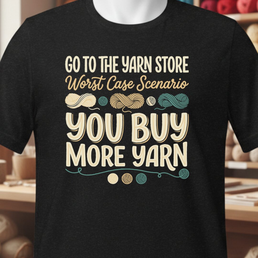 Buy More Yarn T-Shirt Black t-shirt
