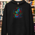 Cat Attack Hoodie Black t-shirt