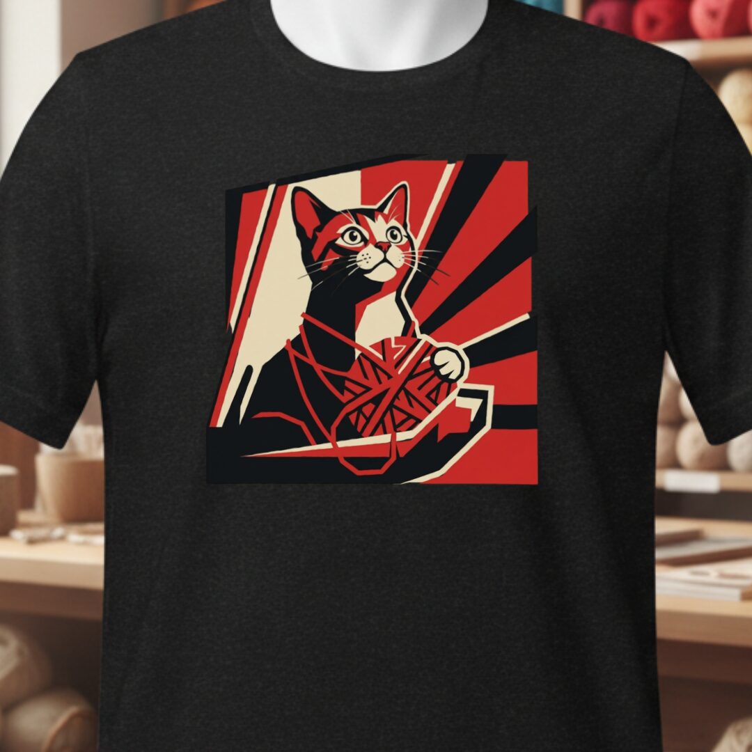 Caught Cat T-Shirt Black t-shirt