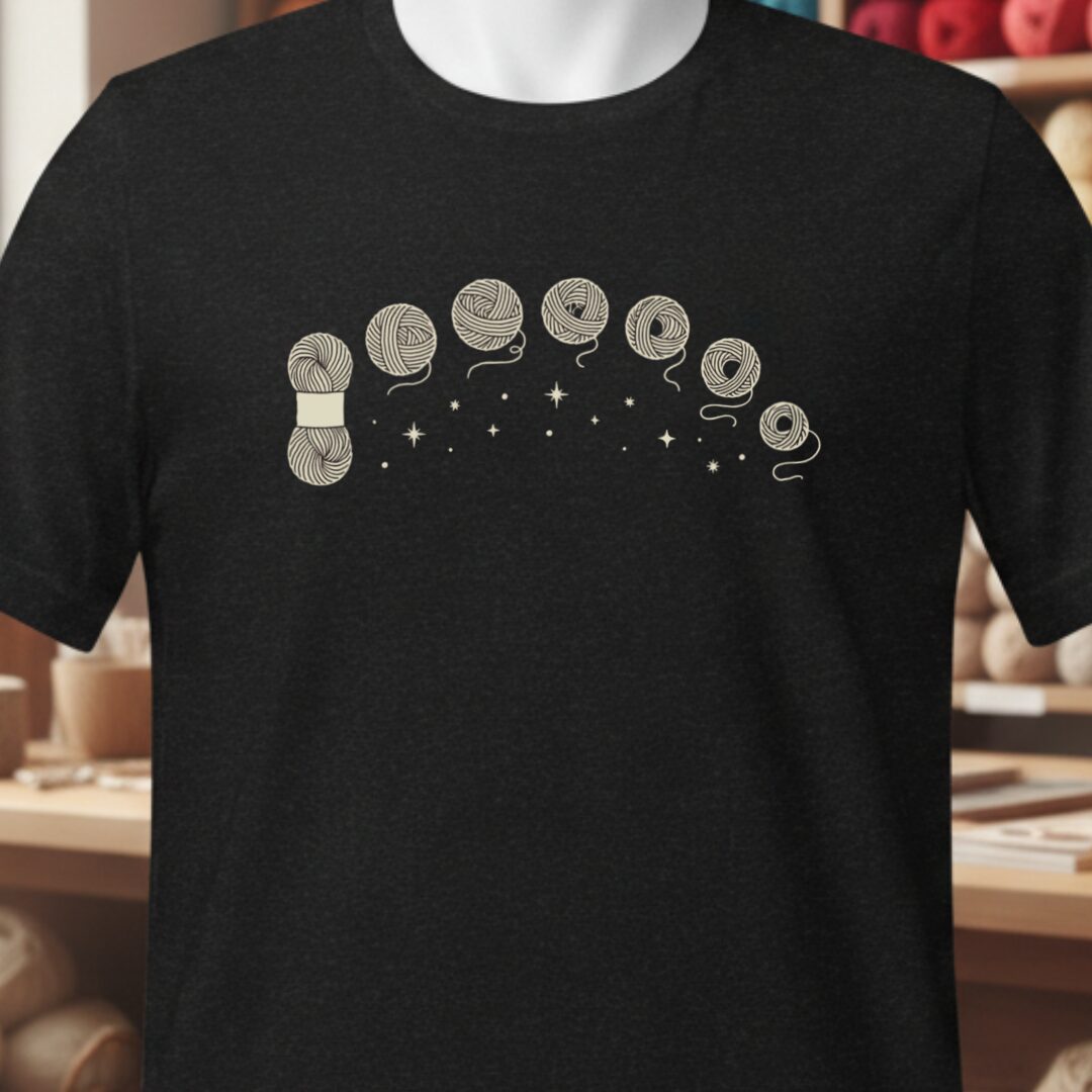 Celestial Yarn T-Shirt Black t-shirt