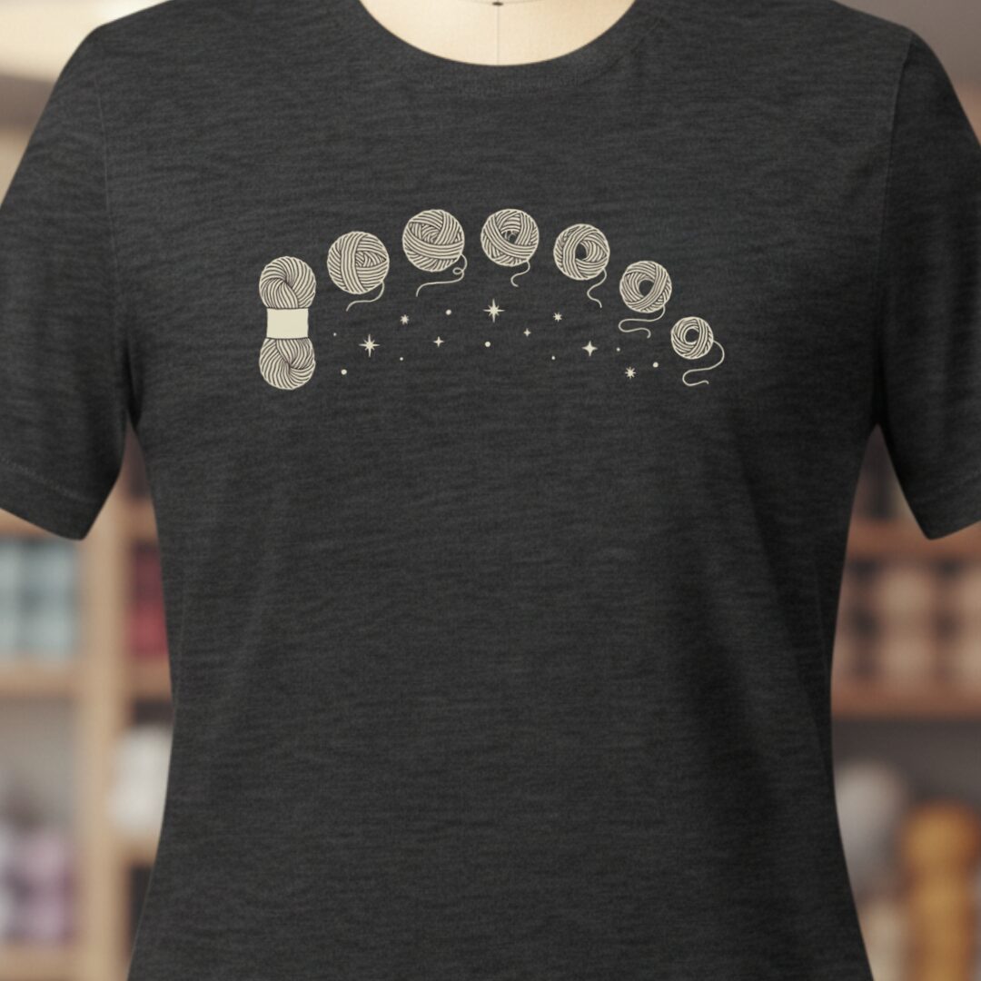 Celestial Yarn T-Shirt Dark Grey t-shirt