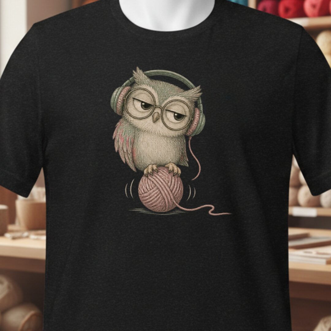 Chilling Owl T-Shirt Black t-shirt