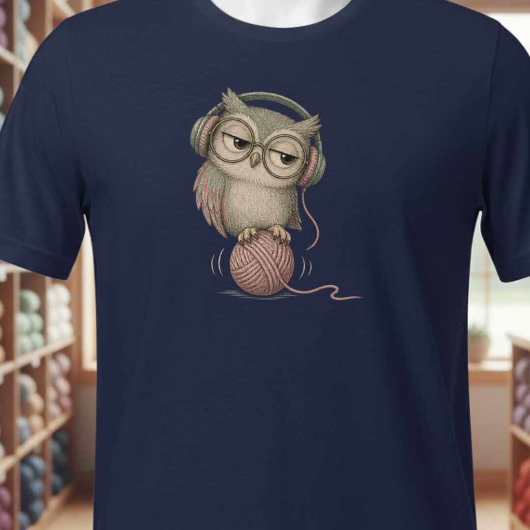 Chilling Owl T-Shirt Navy t-shirt