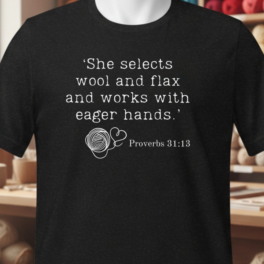 Christian Proverb T-Shirt Black t-shirt