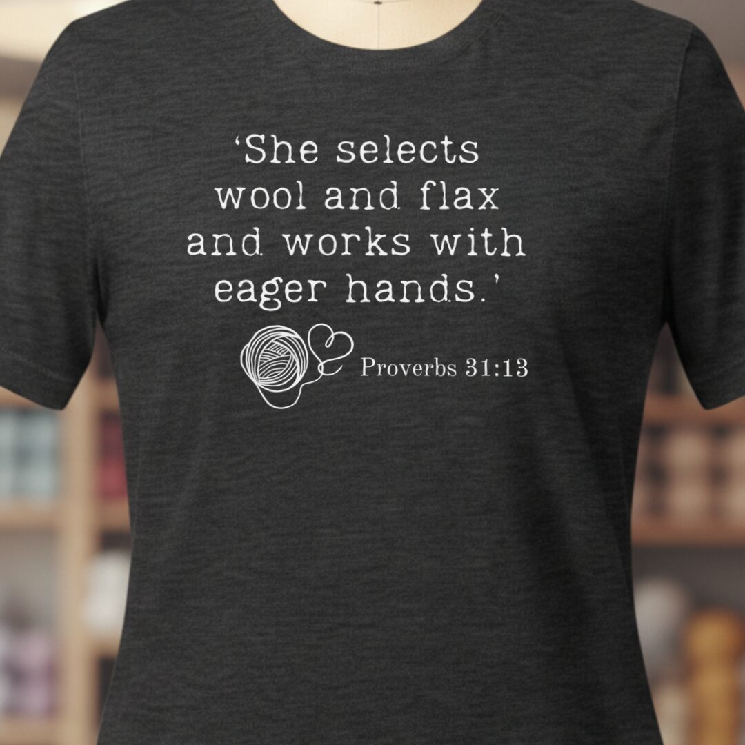 Christian Proverb T-Shirt Dark Grey t-shirt