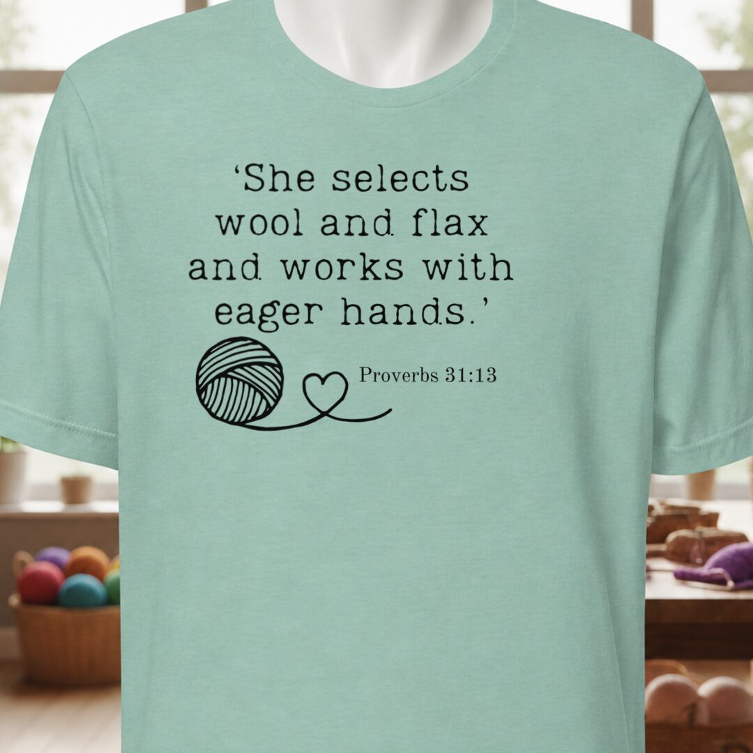 Christian Proverb T-Shirt Sea Breeze t-shirt