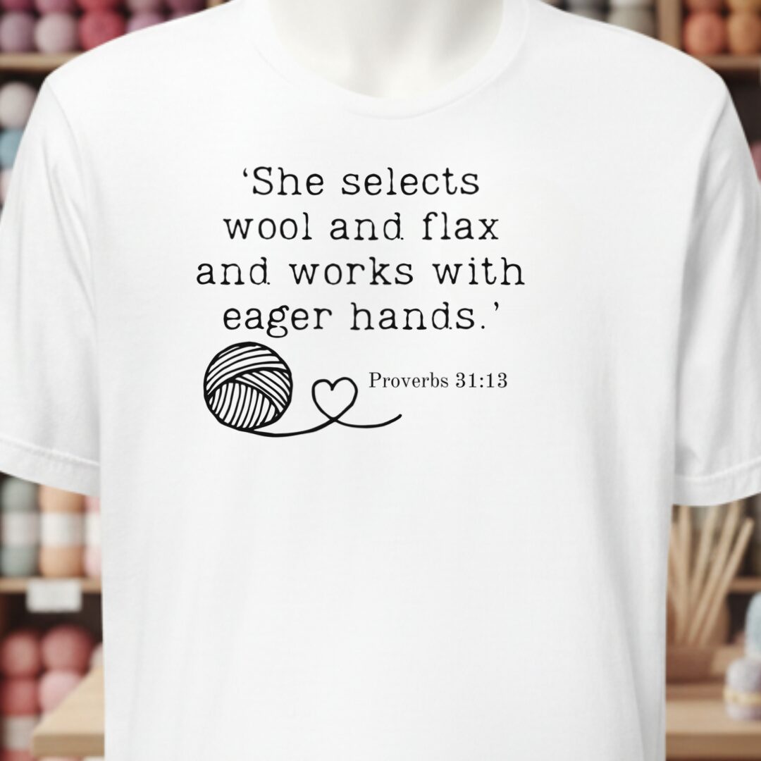 Christian Proverb T-Shirt White t-shirt