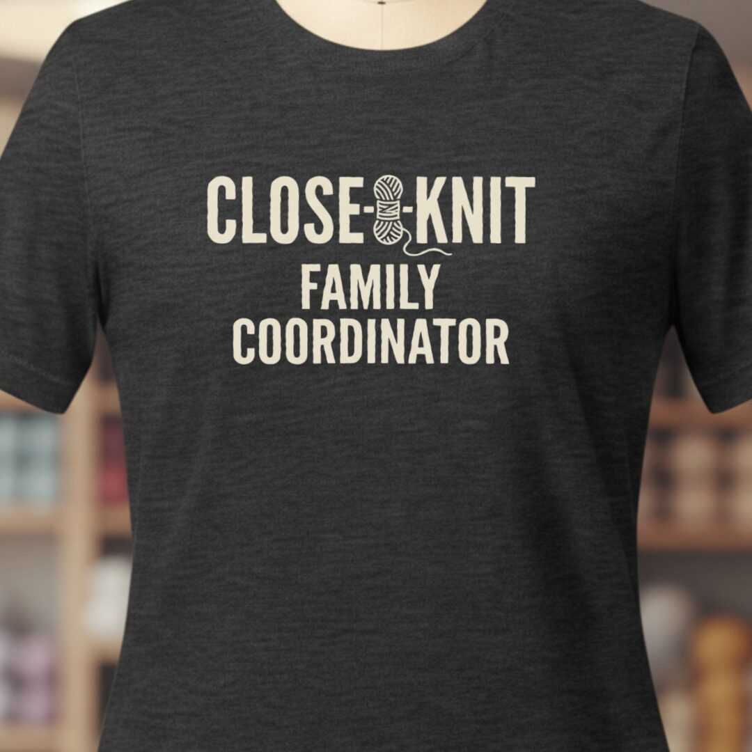 Close Knit Family T-Shirt Dark Grey t-shirt