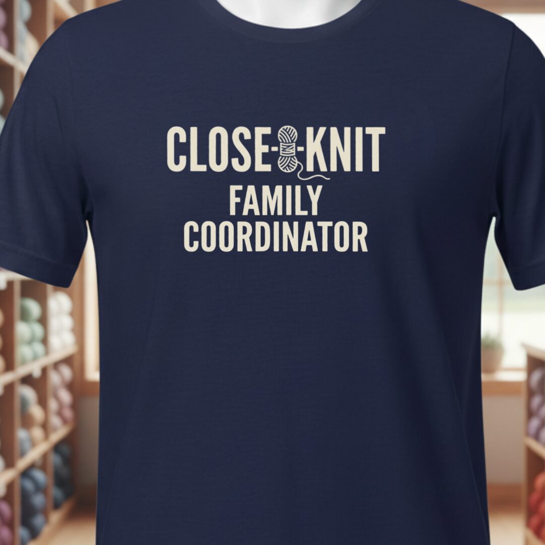Close Knit Family T-Shirt Navy t-shirt