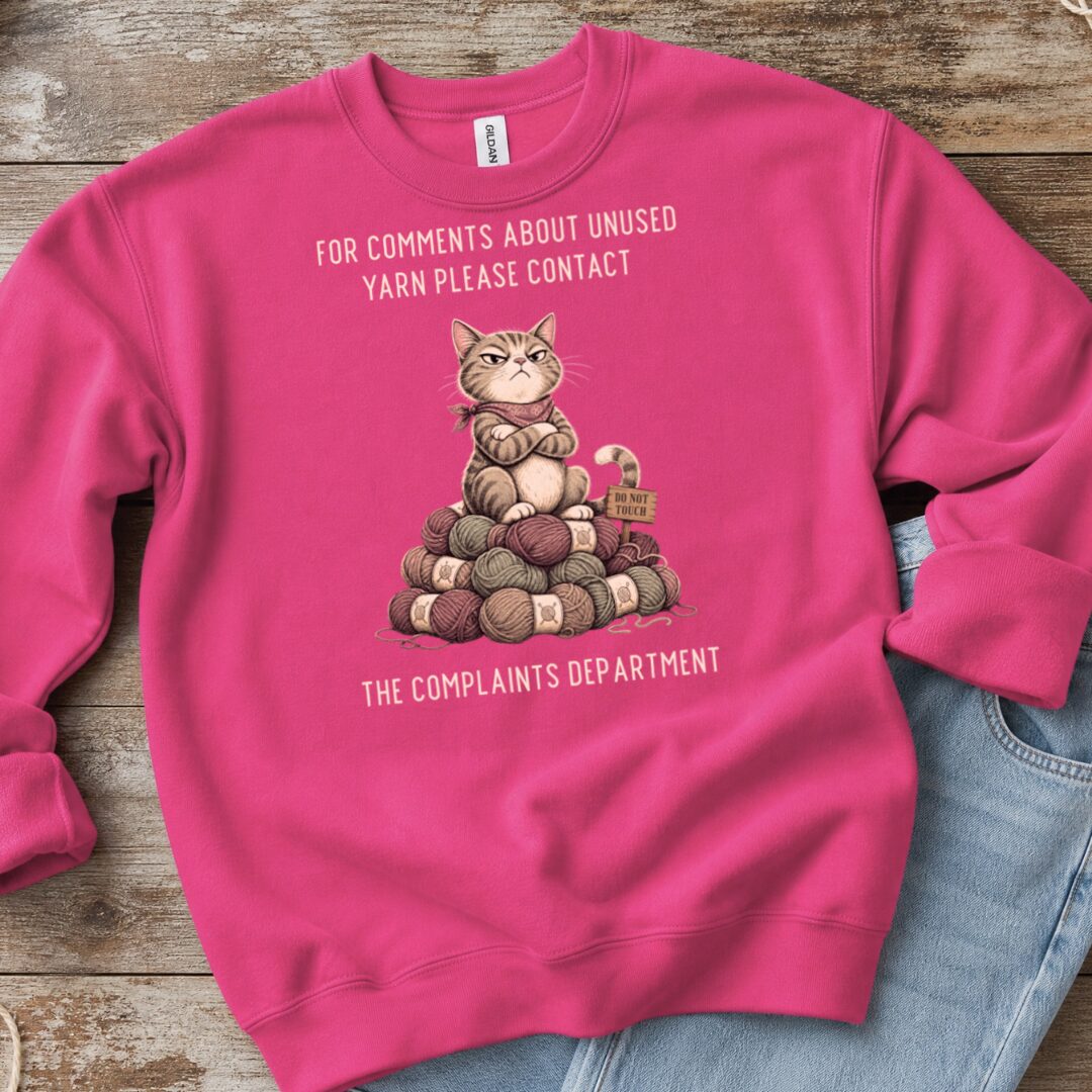 Complaints Department Bright Pink Sweatshirt.jpg