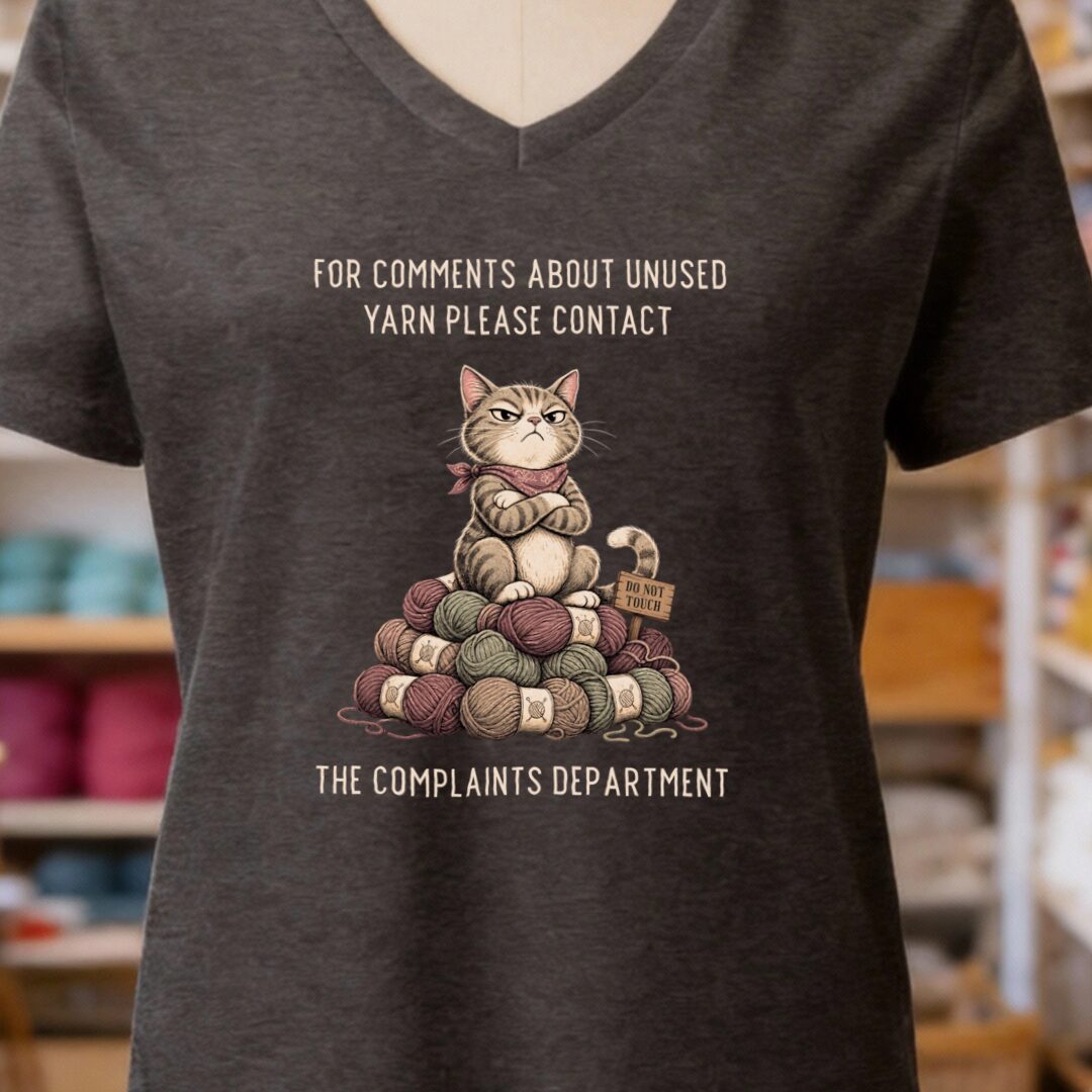 Complaints Department Dark Grey V Neck.jpg