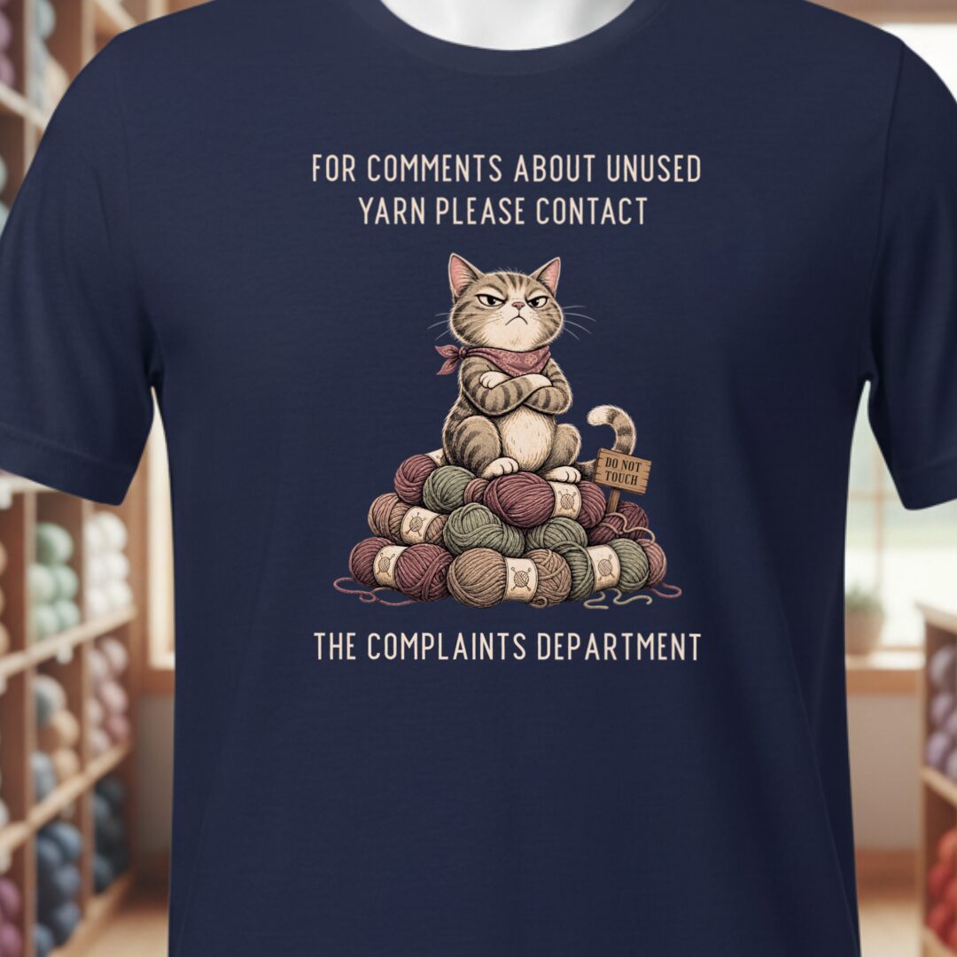 Complaints Department Navy T-Shirt.jpg