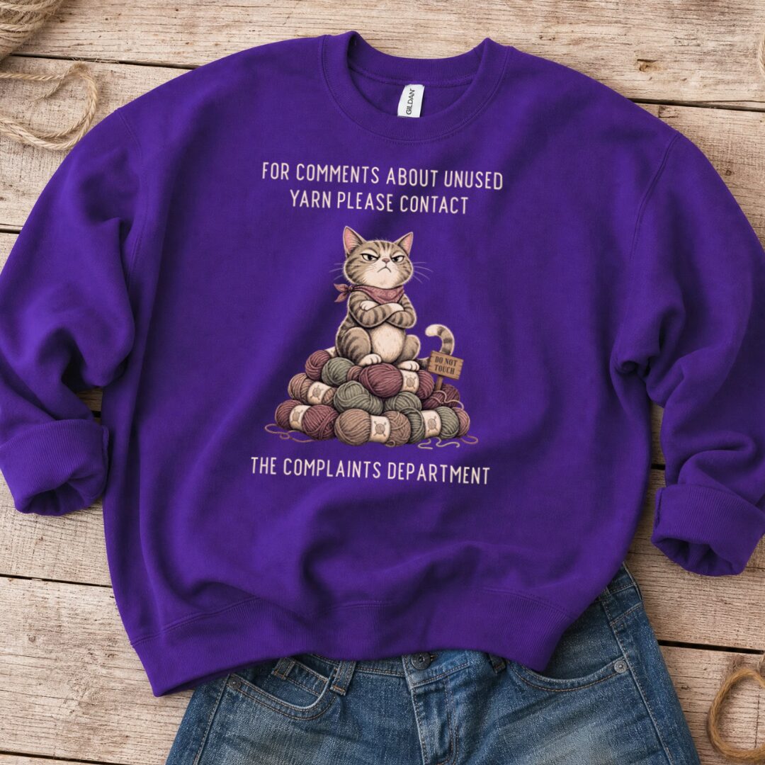 Complaints Department Purple Sweatshirt.jpg
