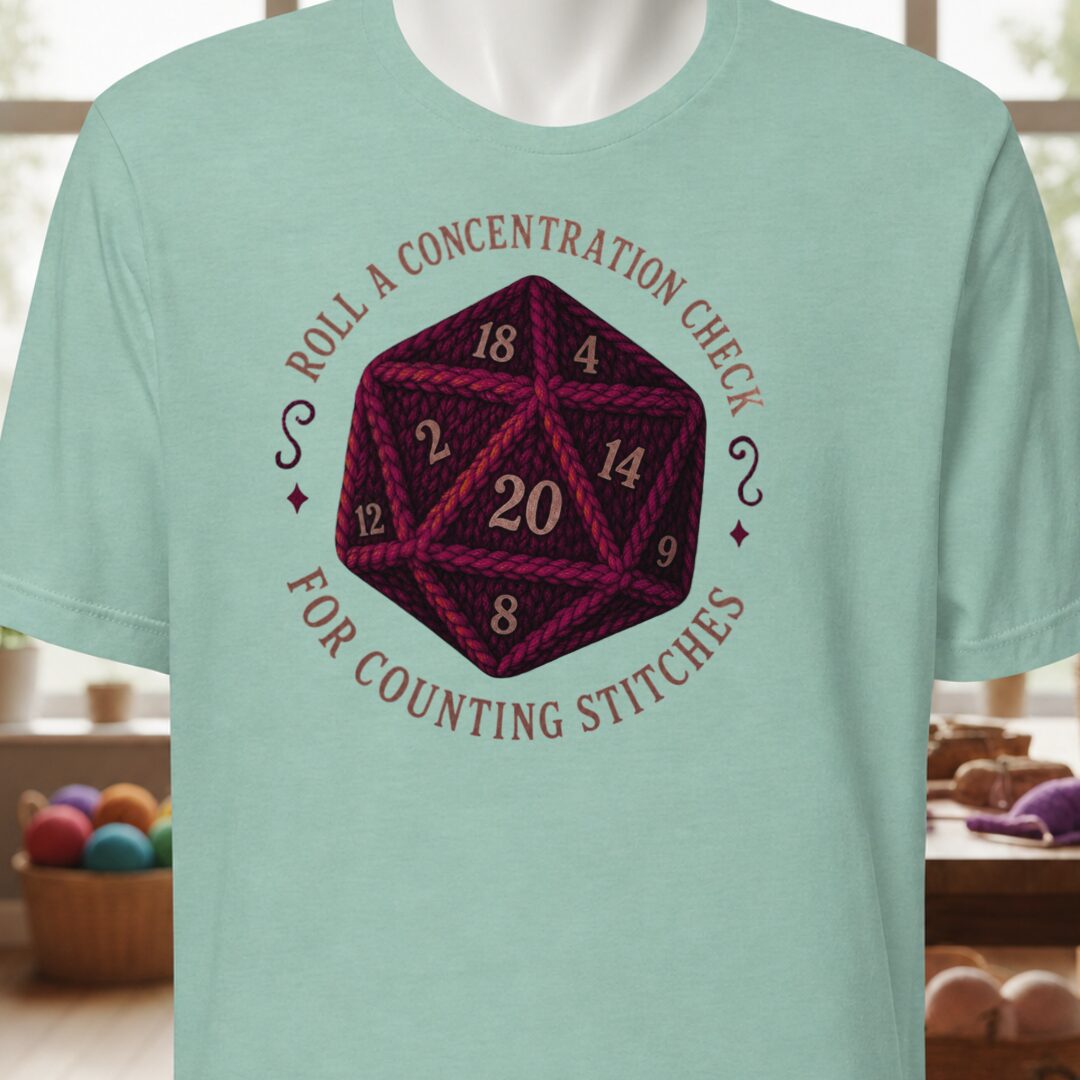 Concentration Check T-Shirt Sea Breeze t-shirt