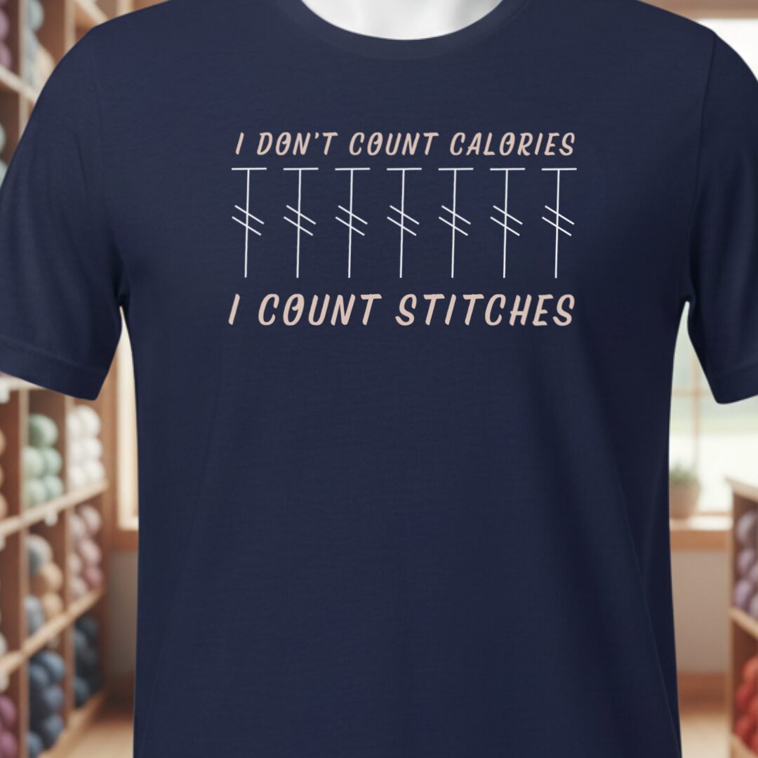 Count Calories Navy T-Shirt.jpg