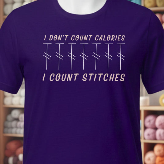 Count Calories Purple T-Shirt.jpg
