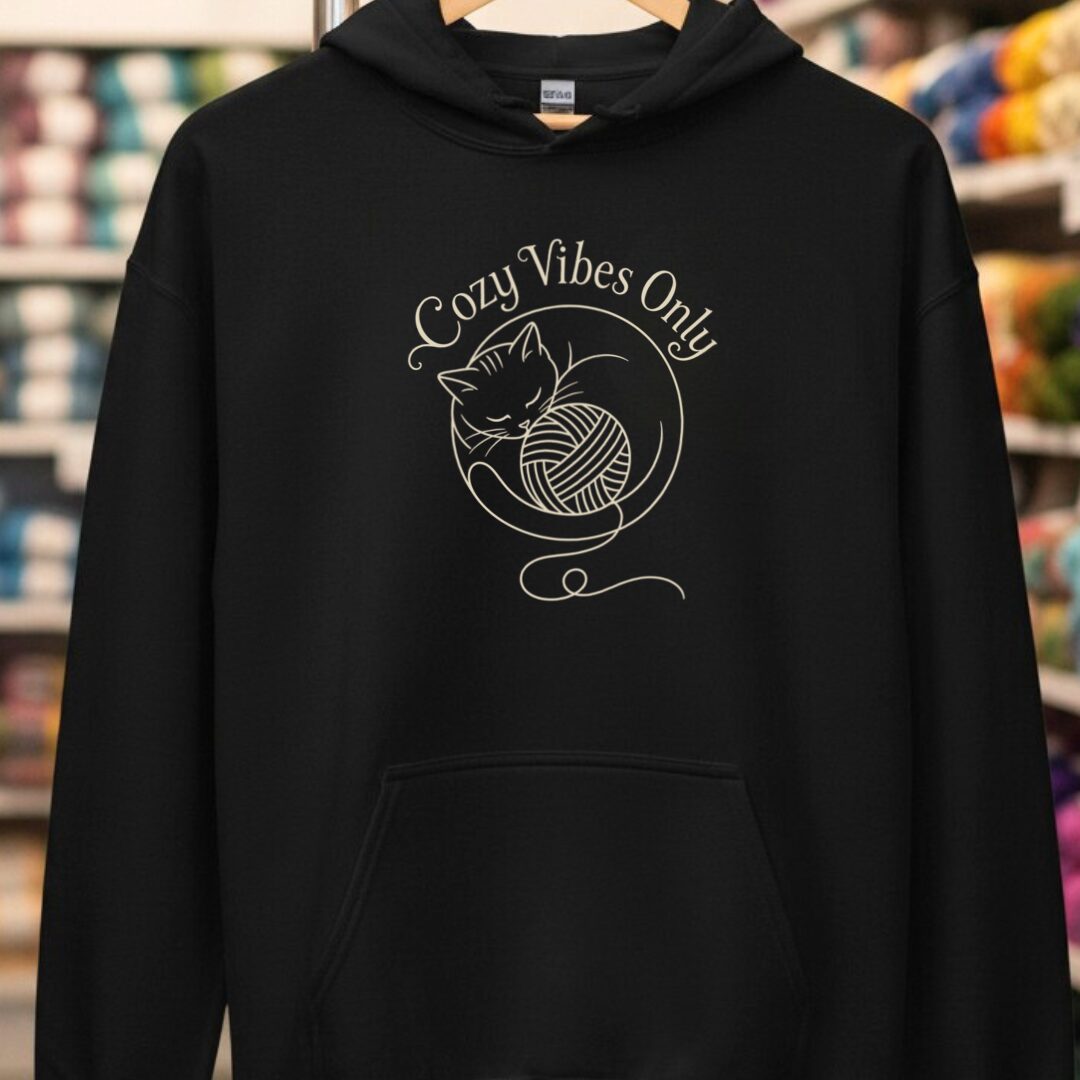 Cozy Vibes Only Black Hoodie.jpg