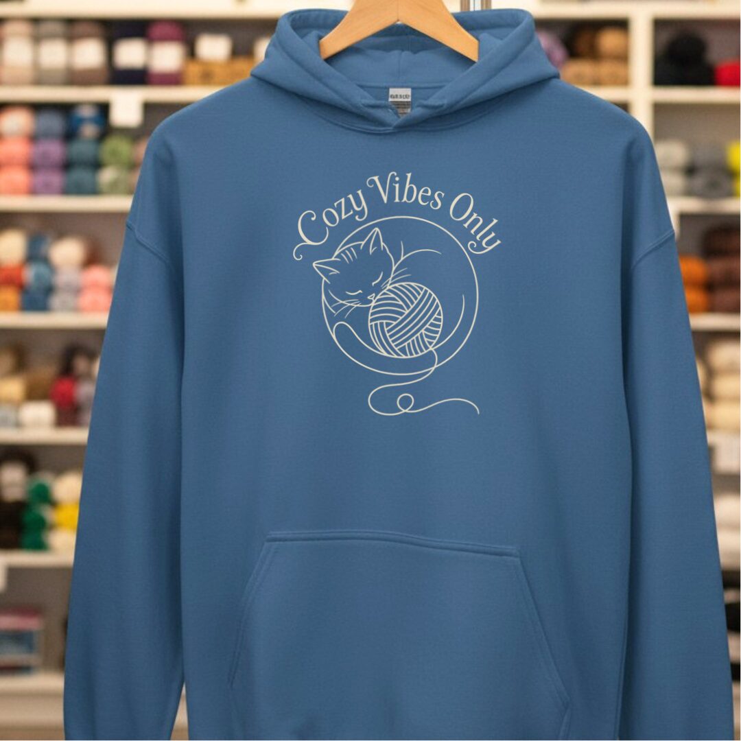 Cozy Vibes Only Indigo Blue Hoodie.jpg