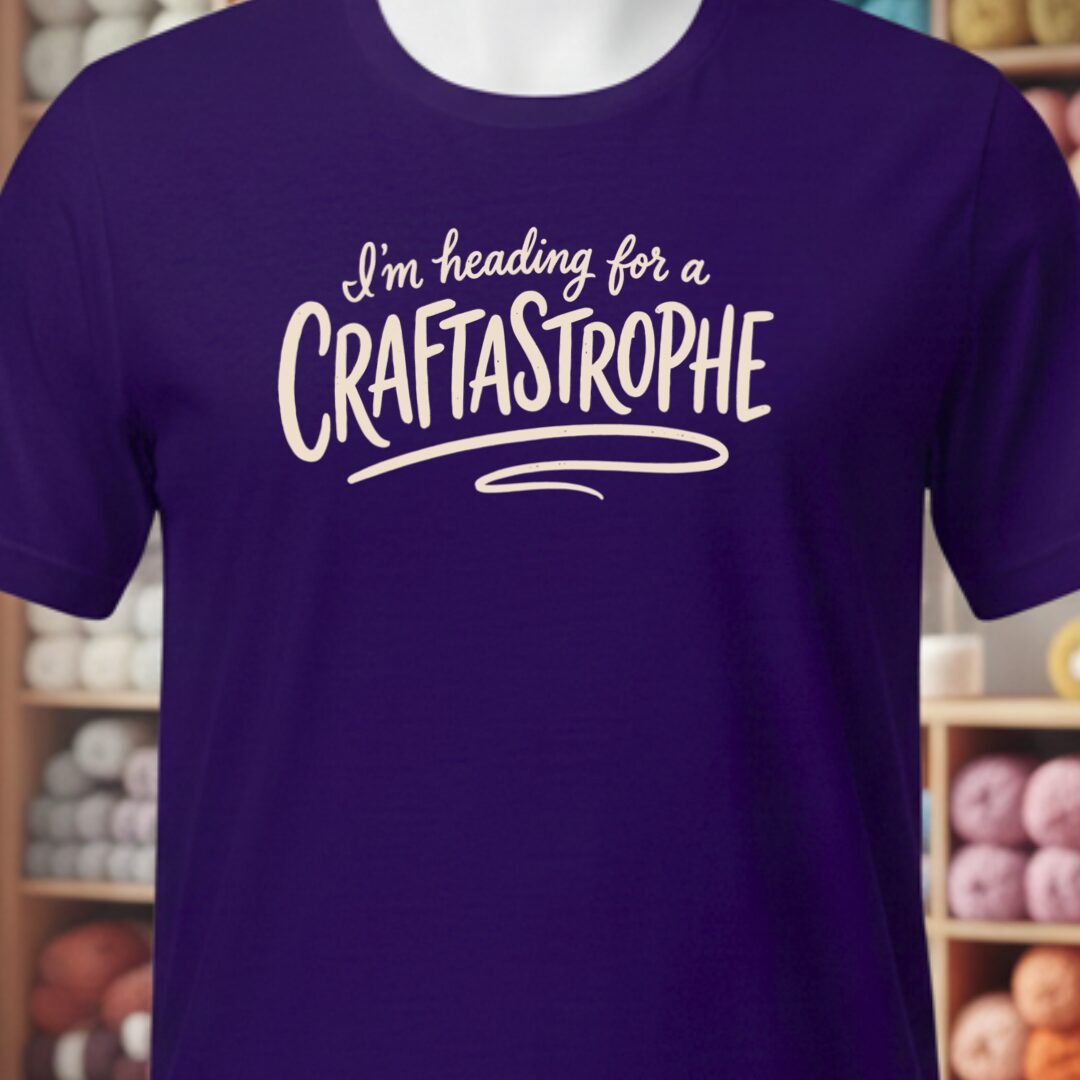 Craftastrophe T-Shirt Purple t-shirt