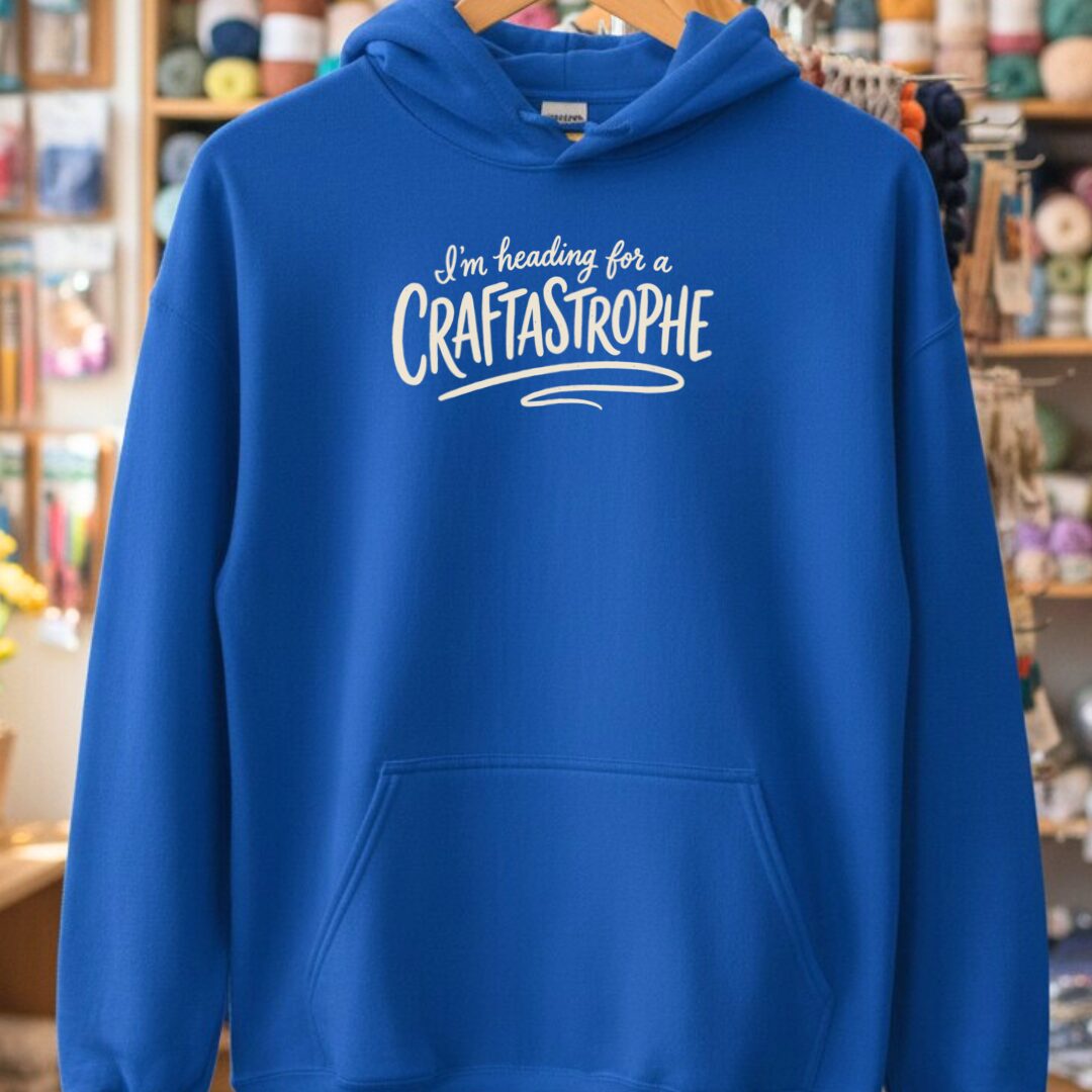 Craftastrophe Hoodie Royal t-shirt