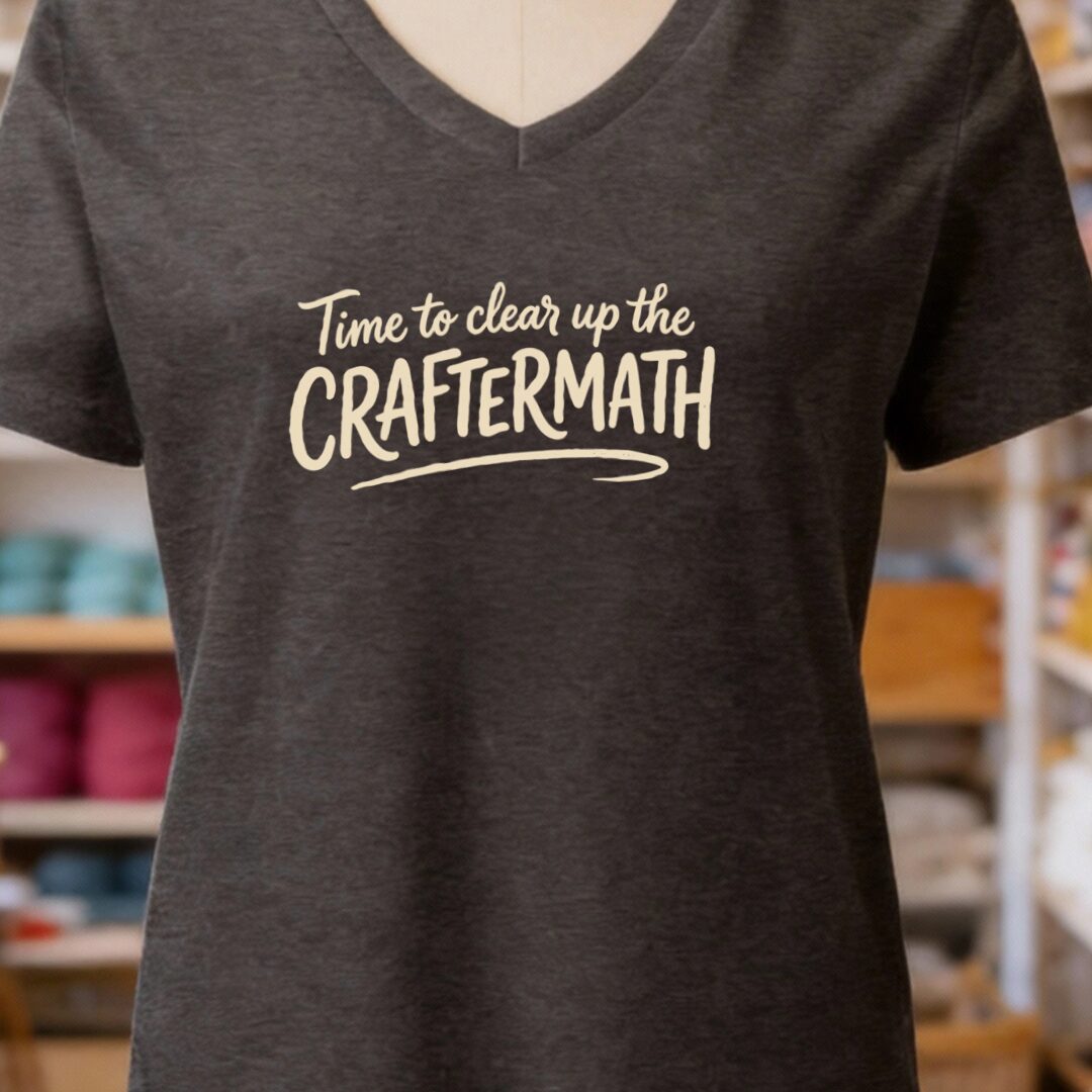 Craftermath V-Neck T-Shirt Dark Grey t-shirt