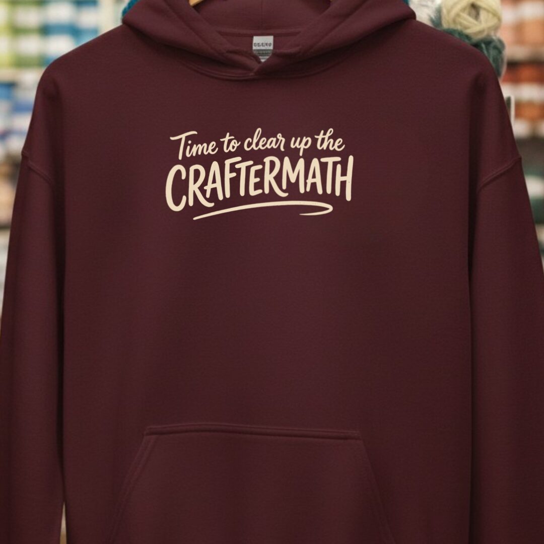 Craftermath Hoodie Maroon t-shirt
