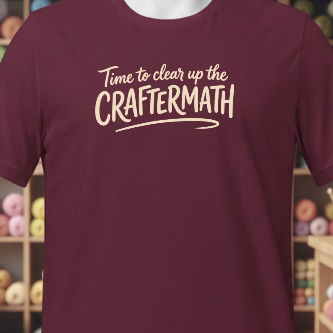 Craftermath T-Shirt Maroon t-shirt