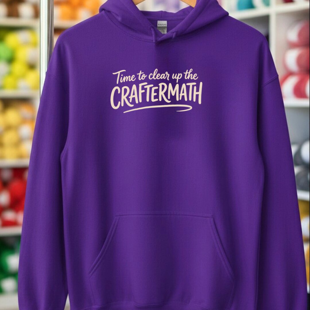 Craftermath Hoodie Purple t-shirt