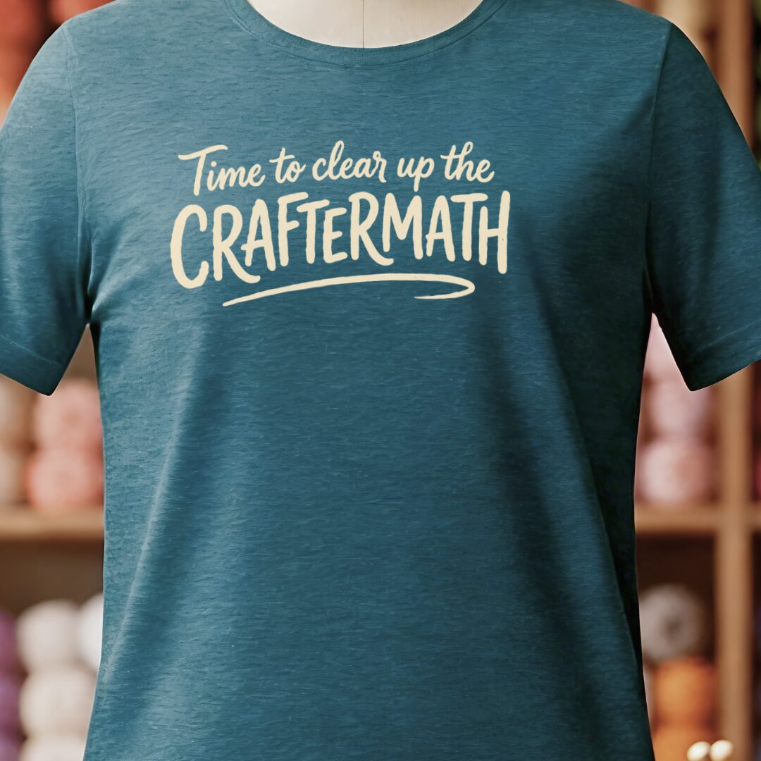 Craftermath T-Shirt Teal Blue t-shirt