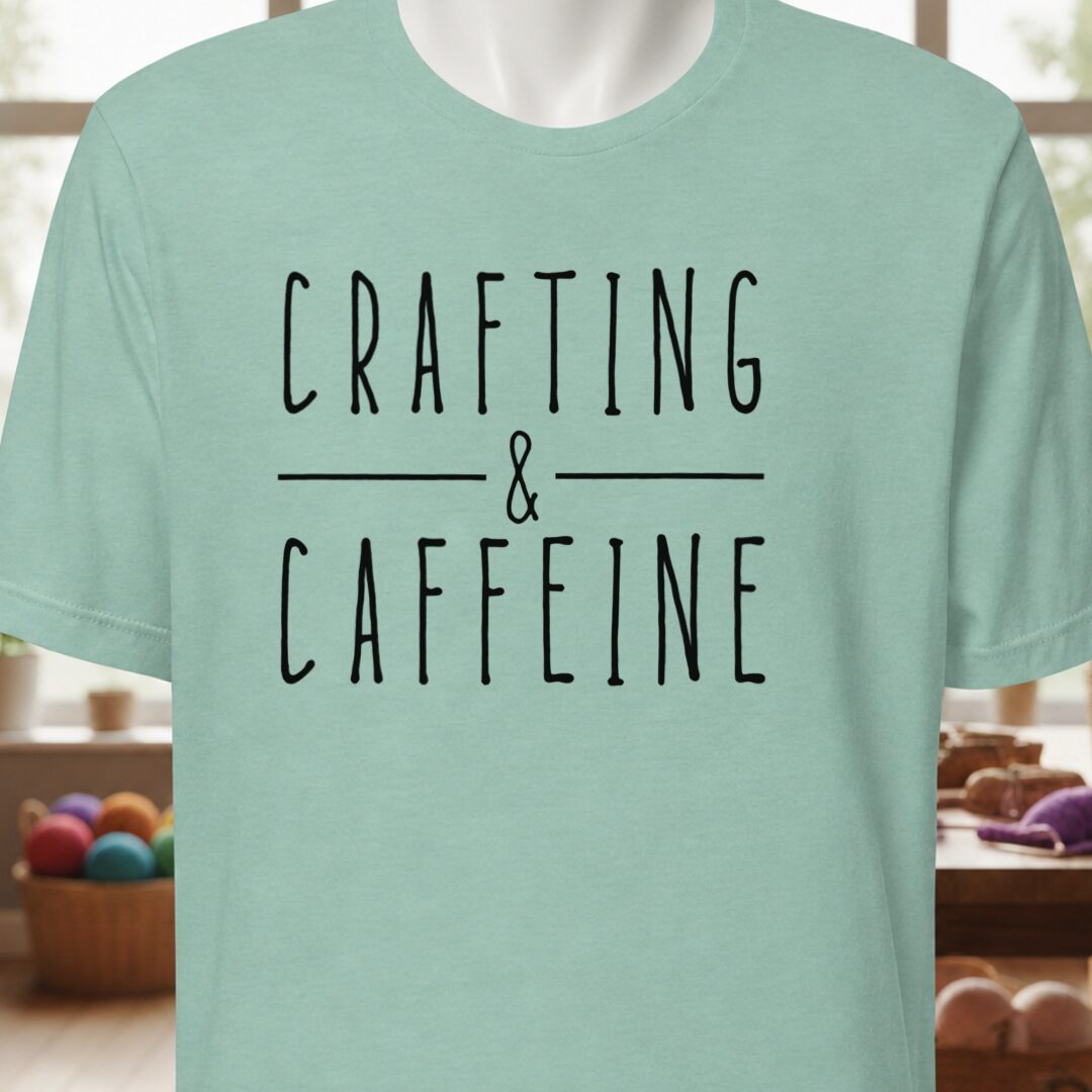 Crafting & Caffeine T-Shirt Sea Breeze t-shirt