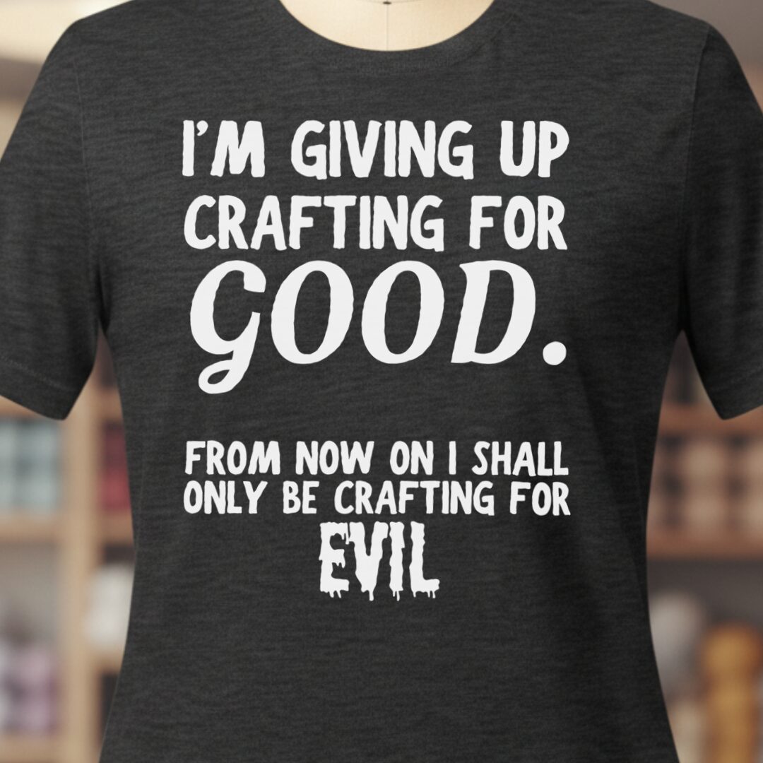 Crafting for Good T-Shirt Dark Grey t-shirt