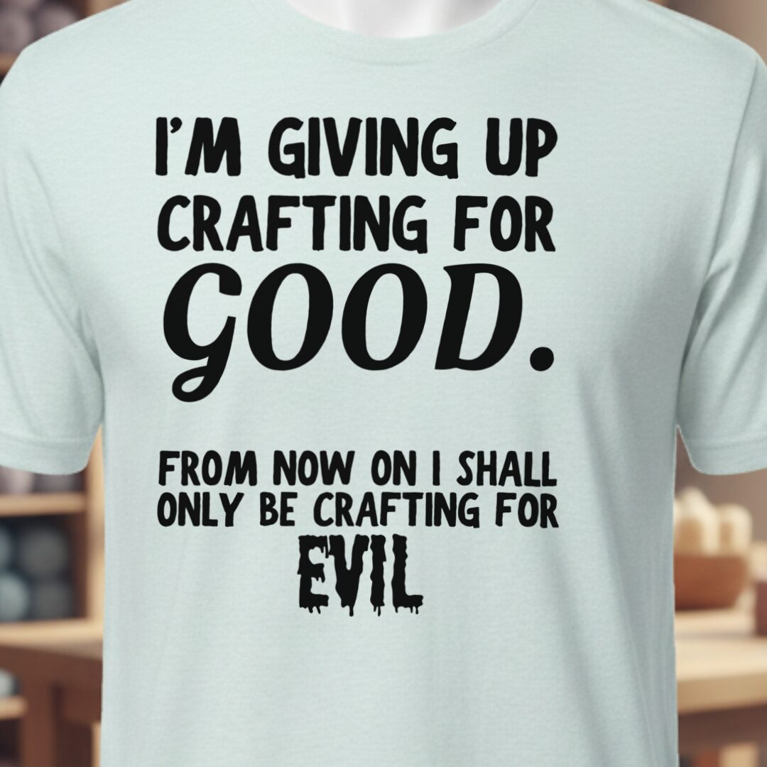 Crafting for Good T-Shirt Ice Blue t-shirt