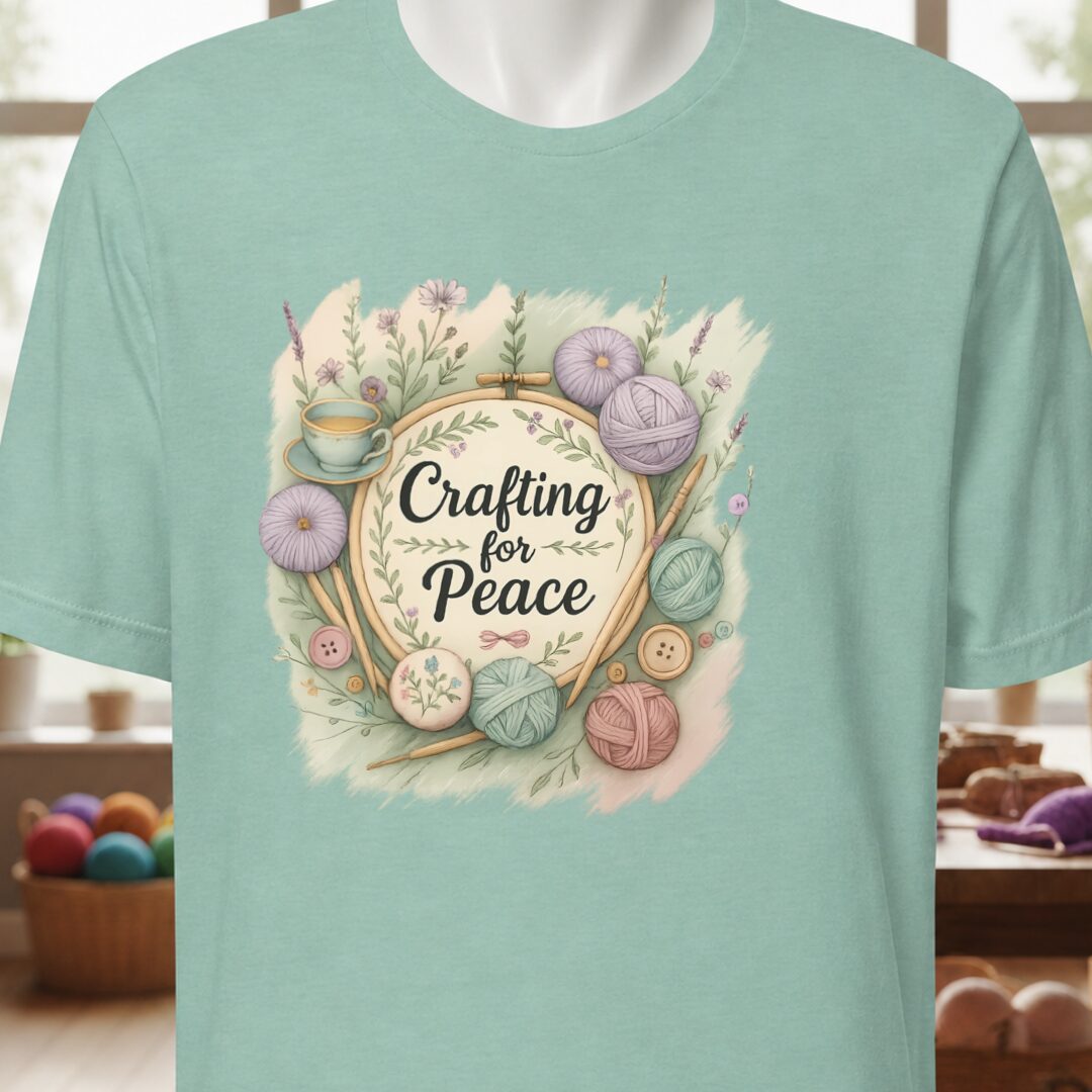 Crafting for Peace T-Shirt Sea Breeze t-shirt