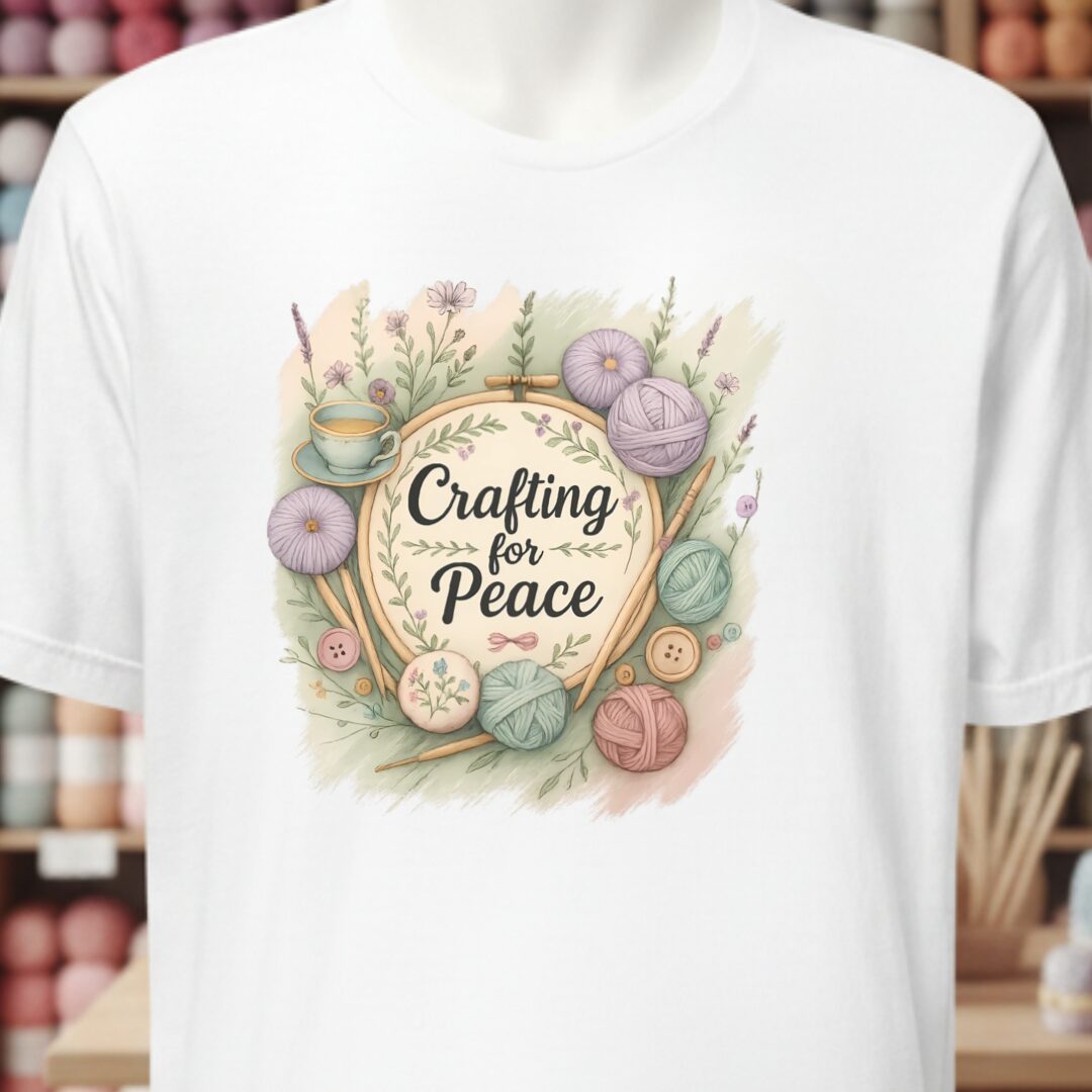 Crafting for Peace T-Shirt White t-shirt
