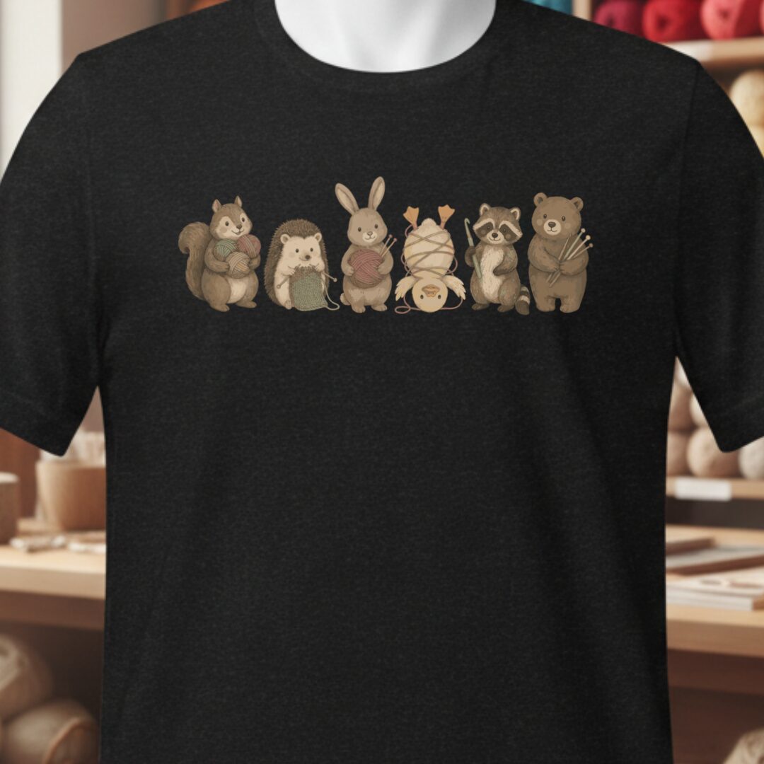 Crafty Creatures Black T-Shirt.jpg