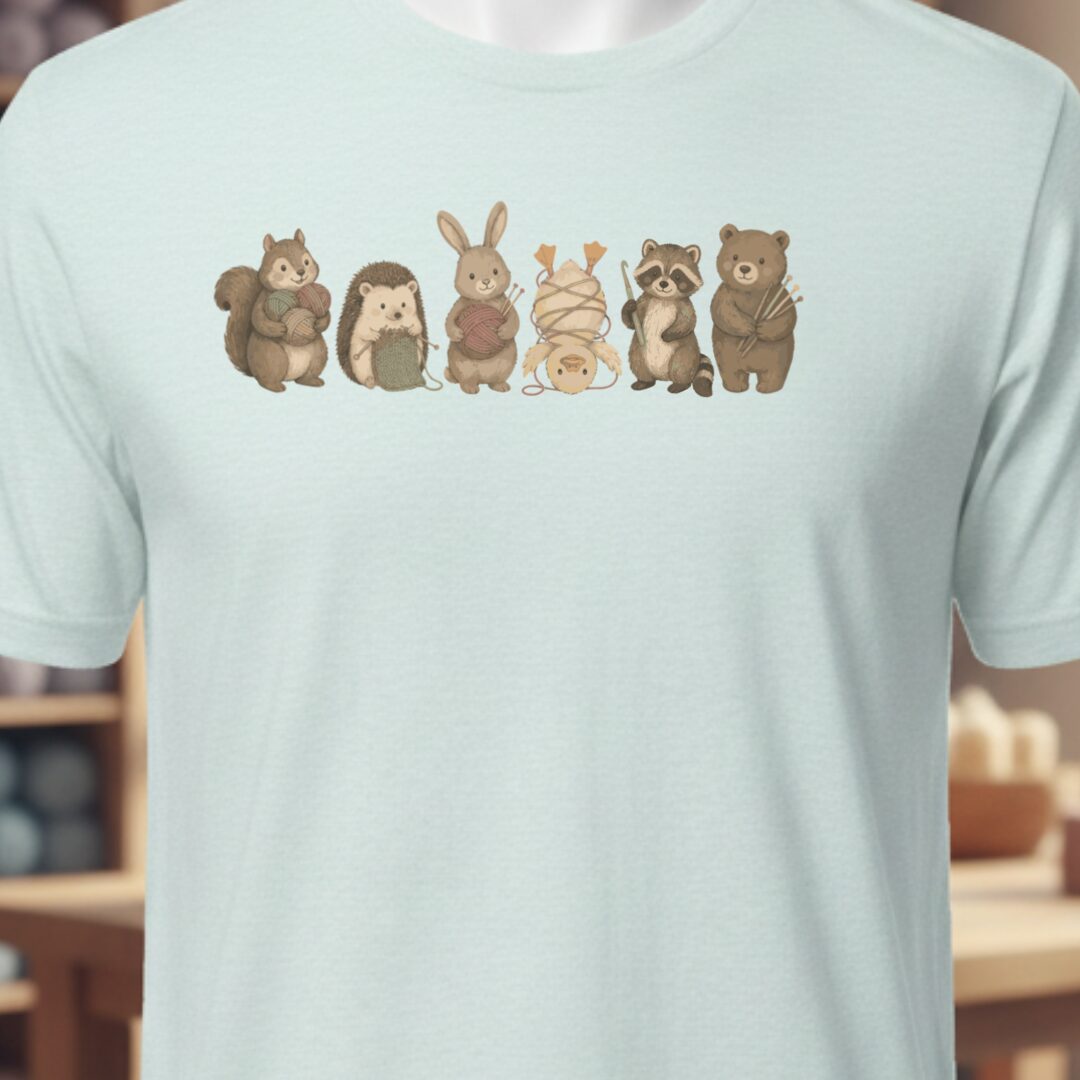 Crafty Creatures Ice Blue T-Shirt.jpg