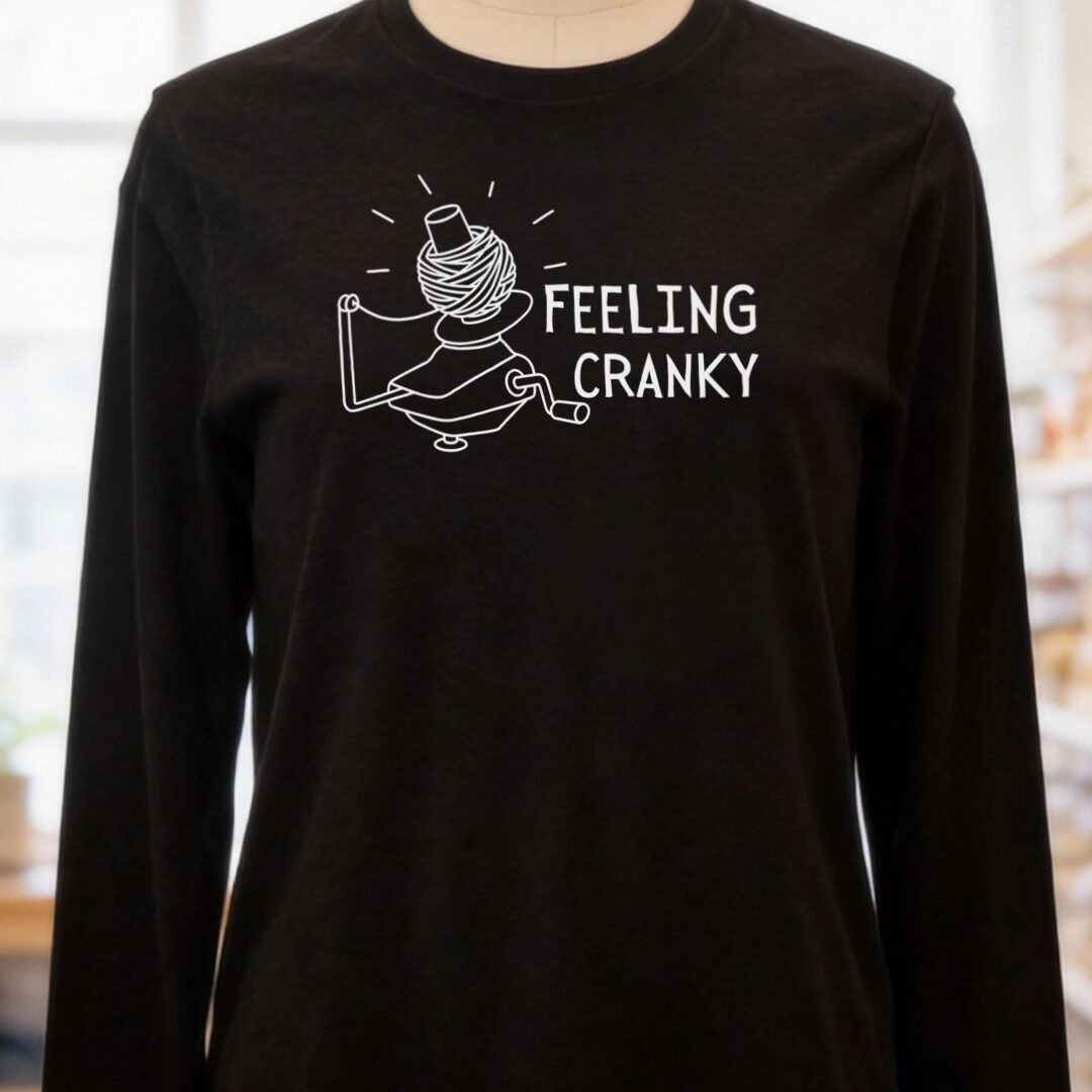 Cranky Long Sleeve Tee Black t-shirt