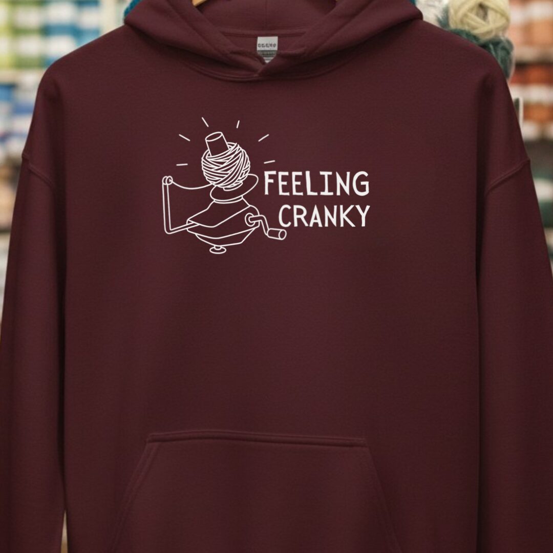 Cranky Hoodie Maroon t-shirt