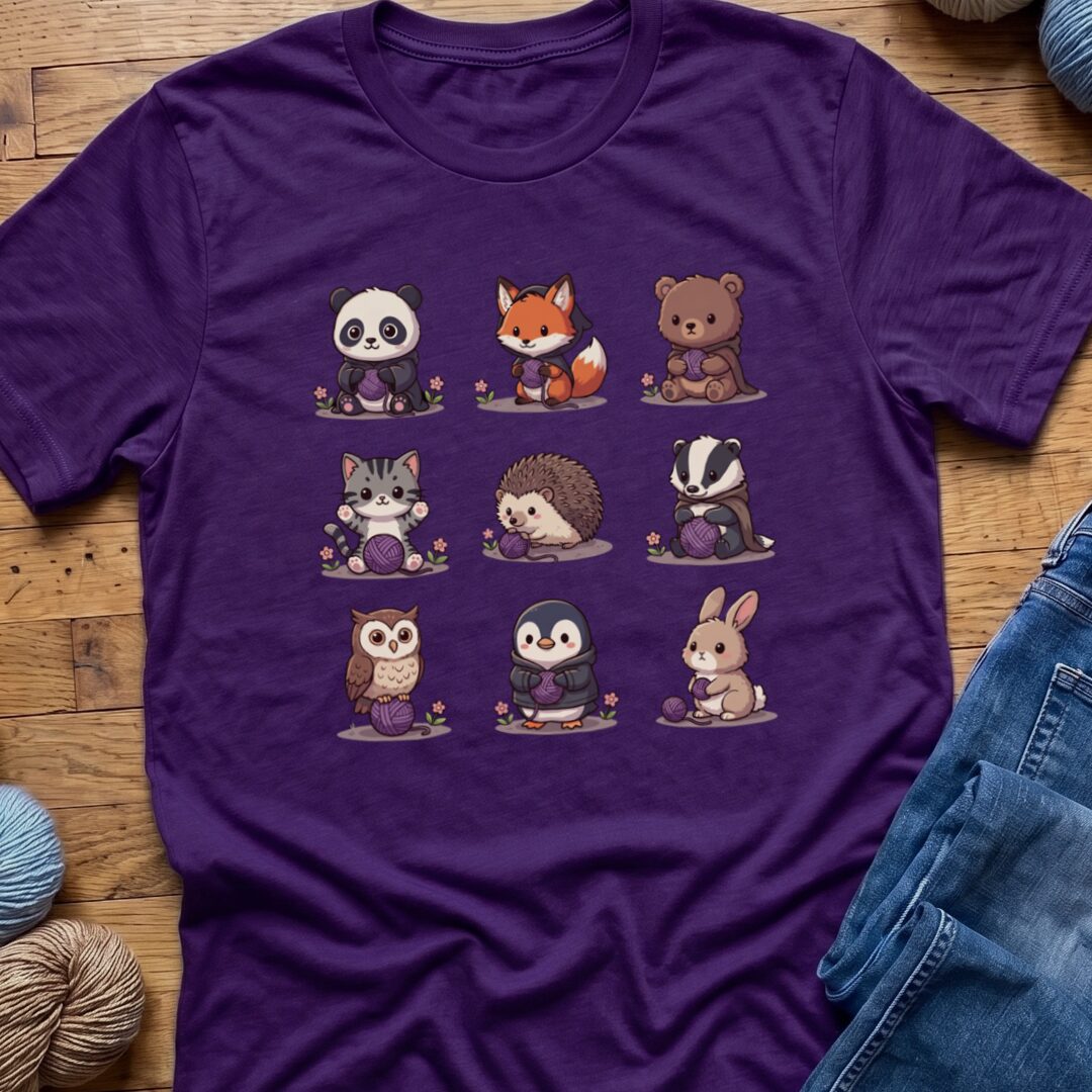 Creature Comforts T-Shirt Purple t-shirt