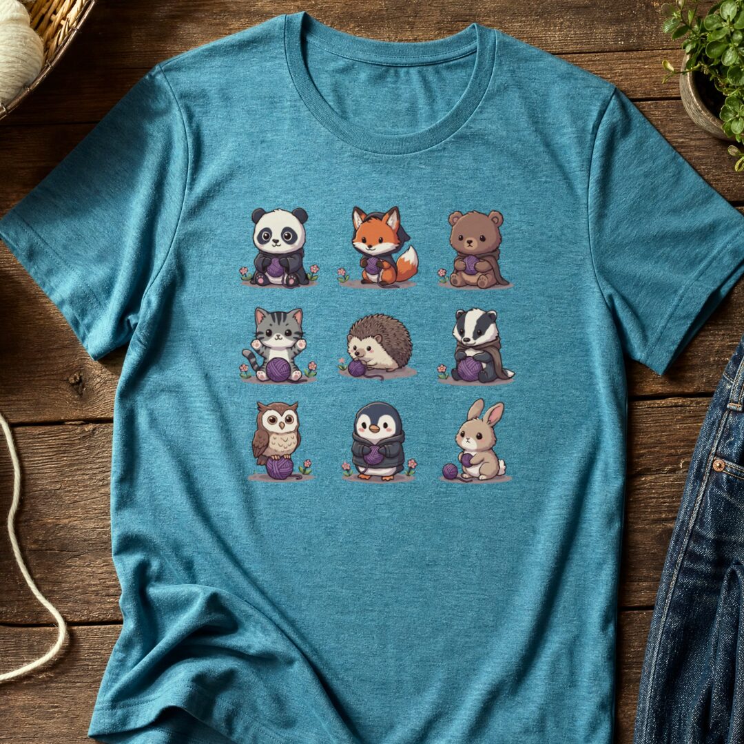 Creature Comforts T-Shirt Teal Blue t-shirt