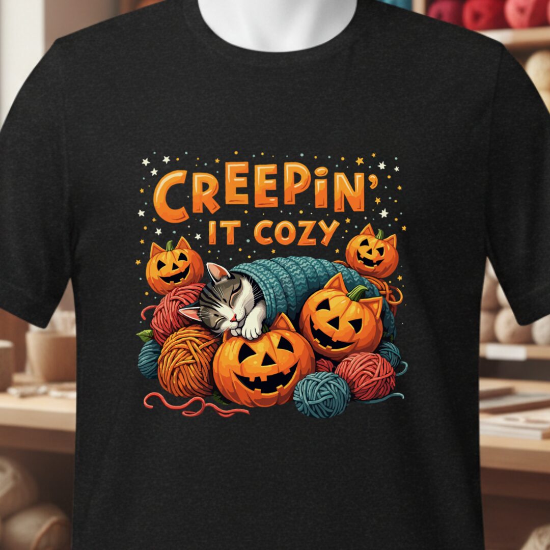 Creepin' It Cozy T-Shirt Black t-shirt