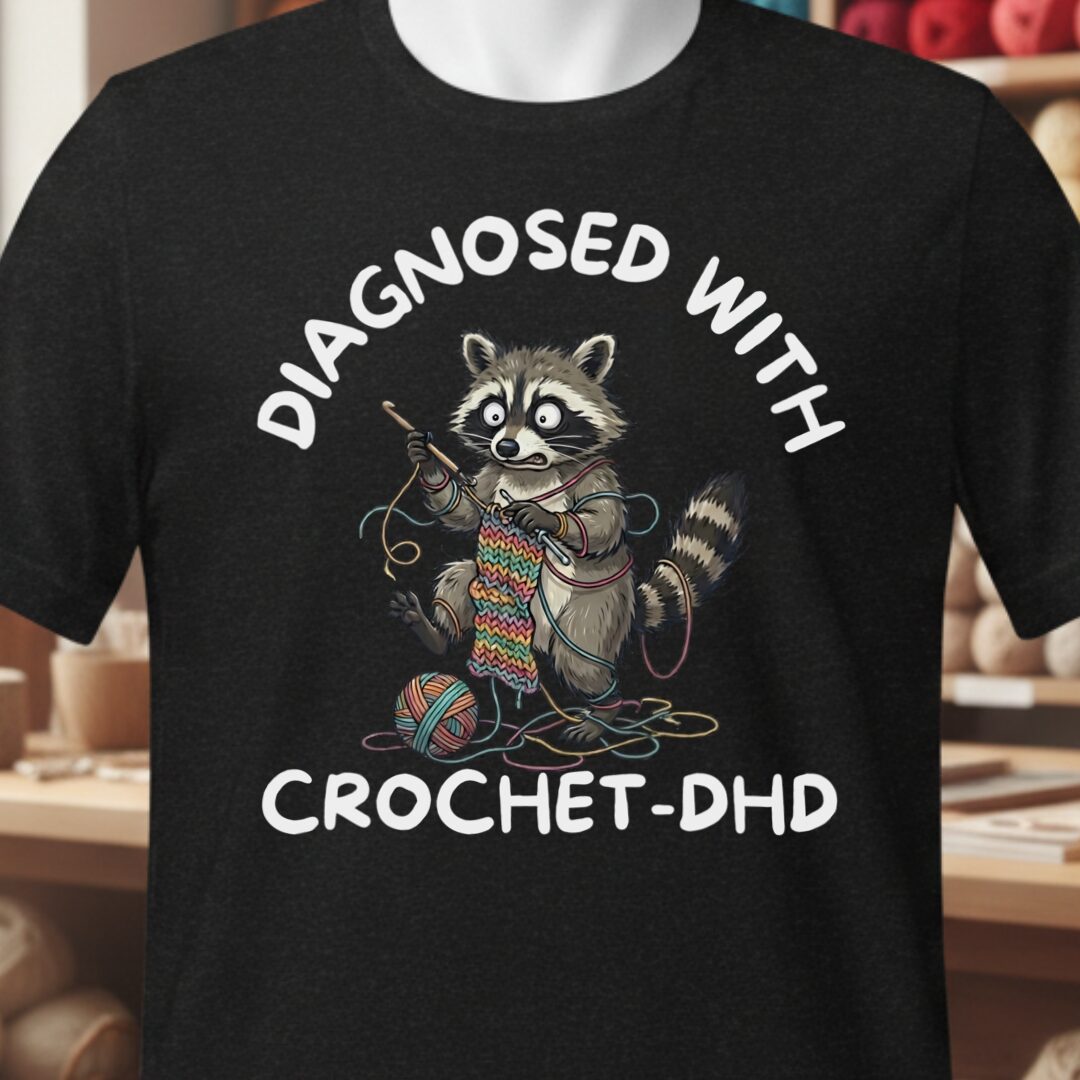 Crochet-DHD T-Shirt Black t-shirt