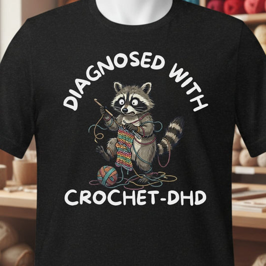 Crochet-DHD T-Shirt Black t-shirt
