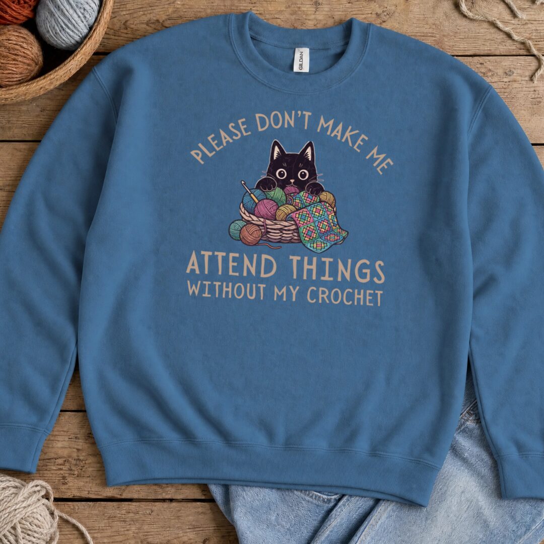 Crochet Attend Things Indigo Blue Sweatshirt.jpg